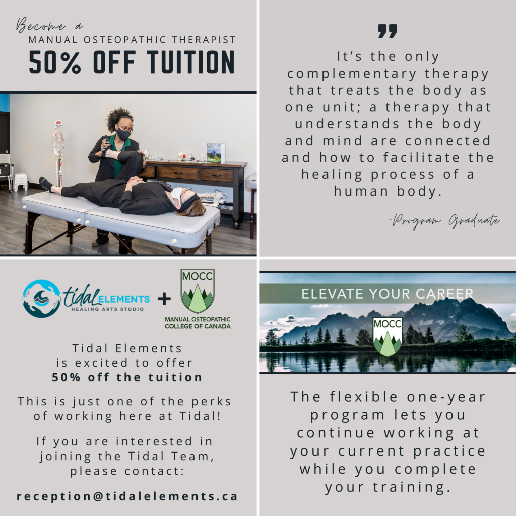 become a manual osteopathic therapist in vernon bc with a tuition discount